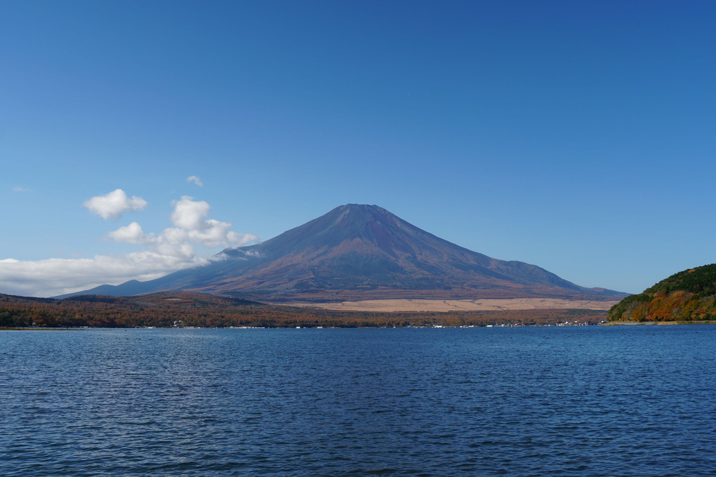 秋晴れの富士山