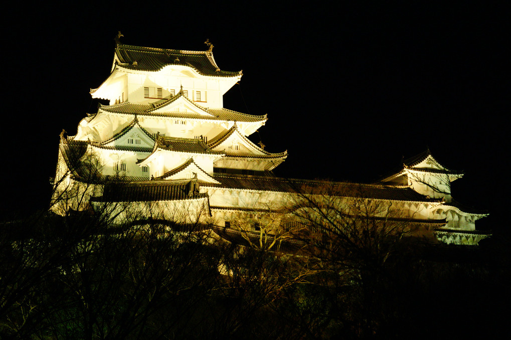 夜の白鷺城