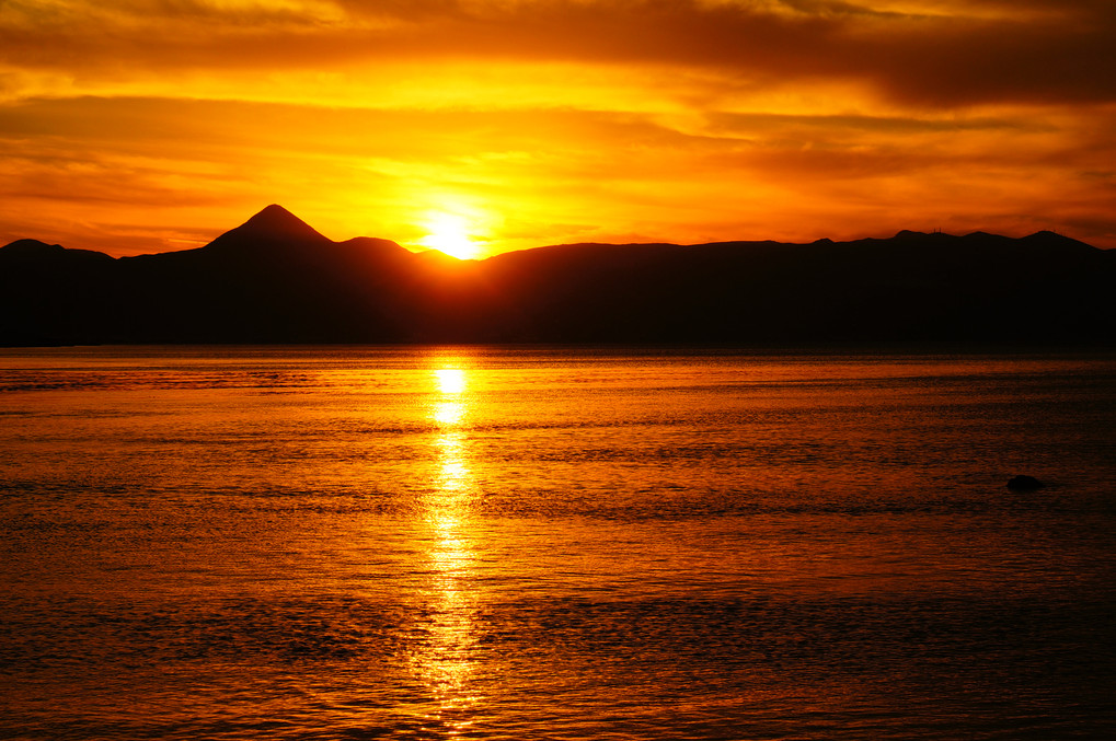 エーゲ海の落陽
