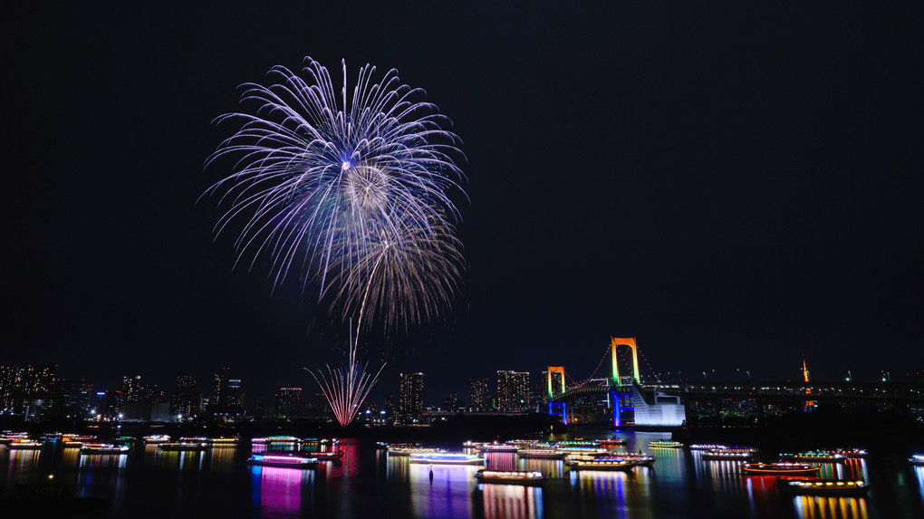 お台場レインボー花火