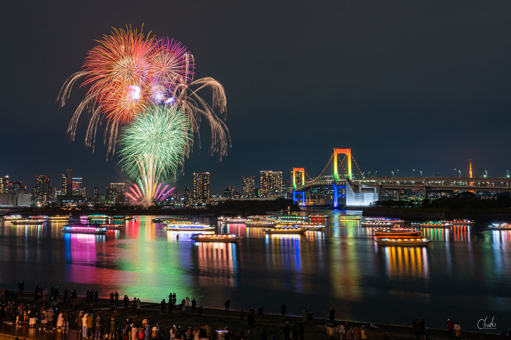 Odaiba Rainbow Fireworks