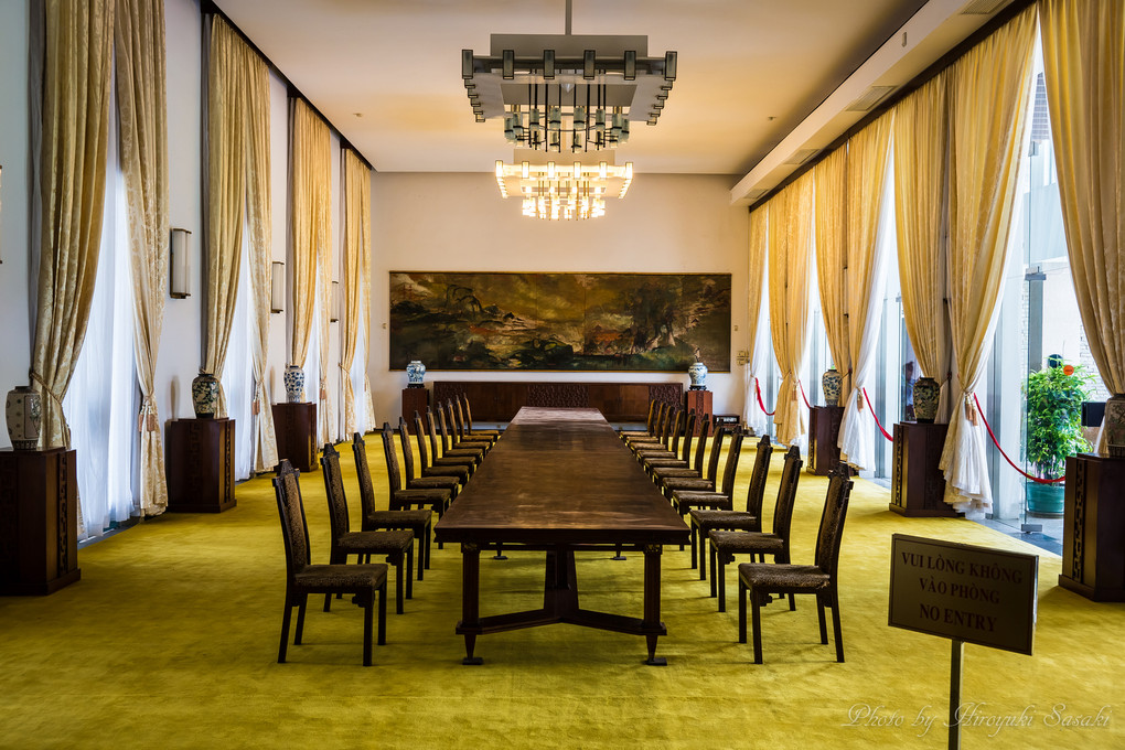 ベトナム共和国（旧南ベトナム）の大統領府　宴会室