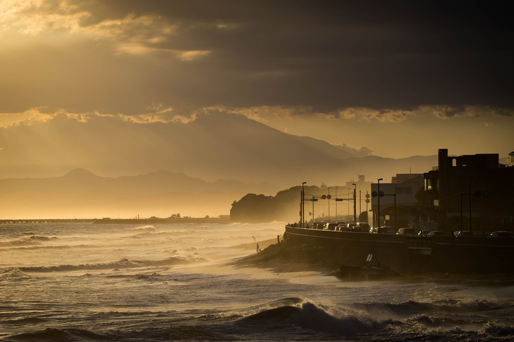 稲村ケ崎夕景