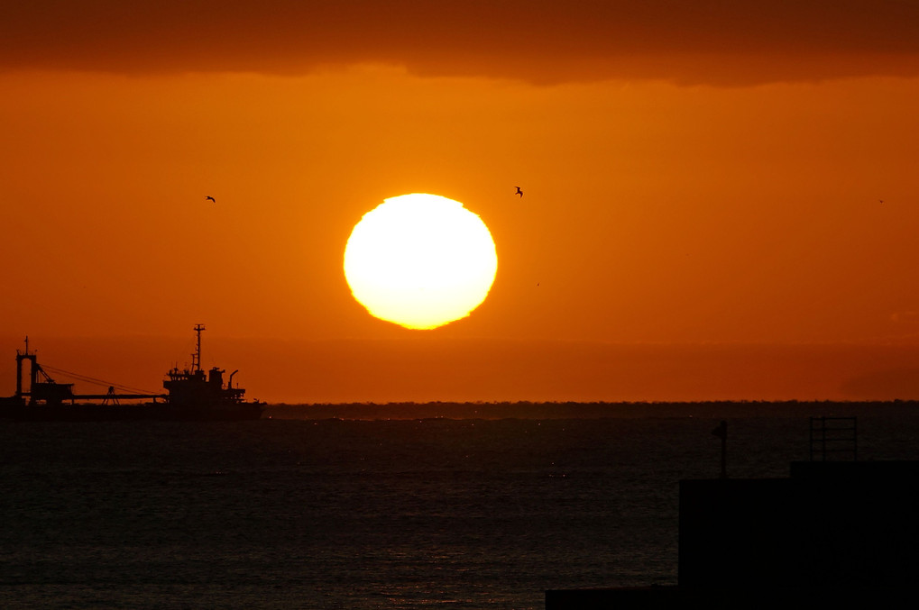 和歌の浦・夕陽