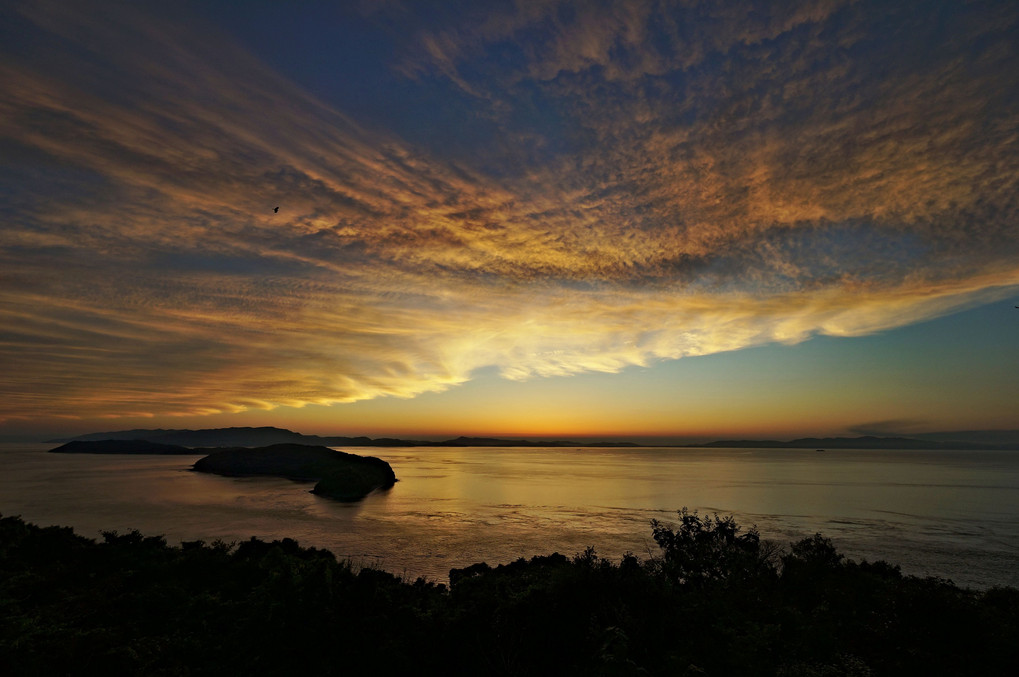 紀淡海峡夕景