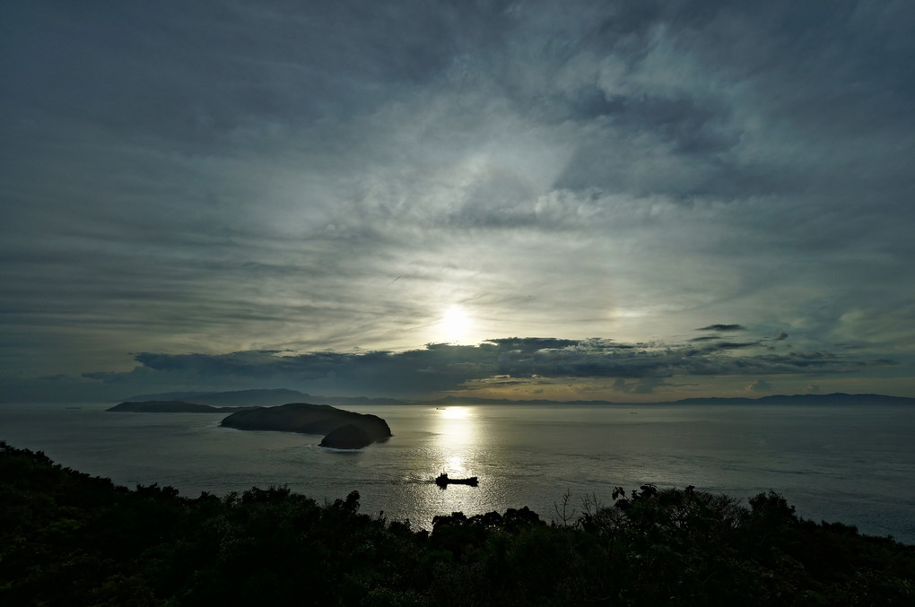 紀淡海峡夕景