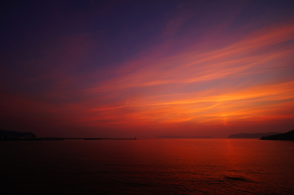 20130809　加太湾の夕景