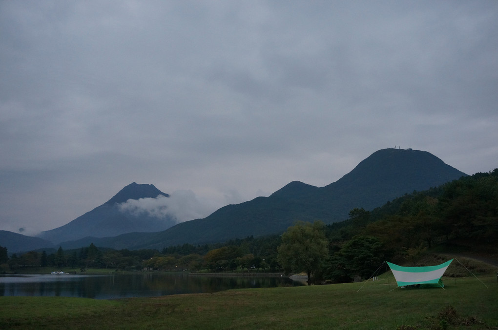 鶴見岳と由布岳