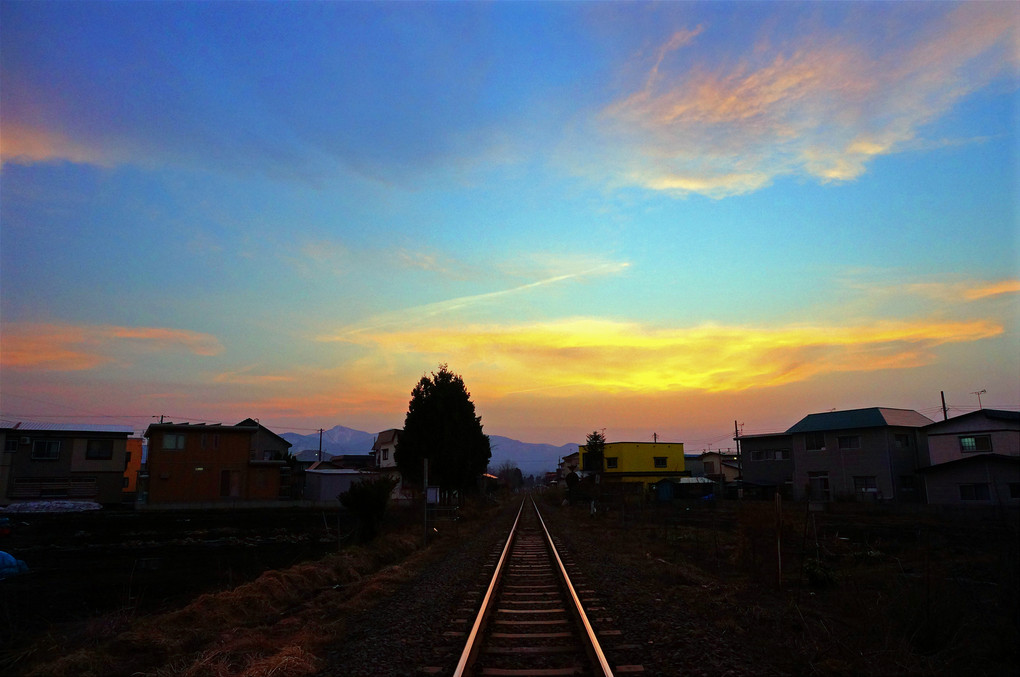 夕陽の彼方へ