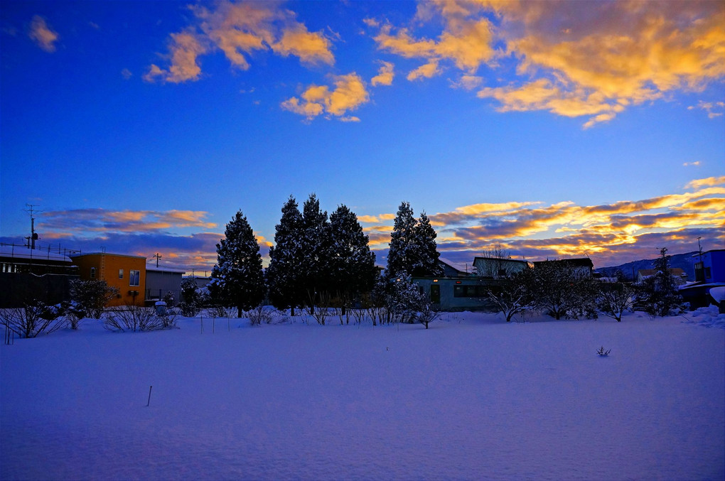 庭先の夕景13