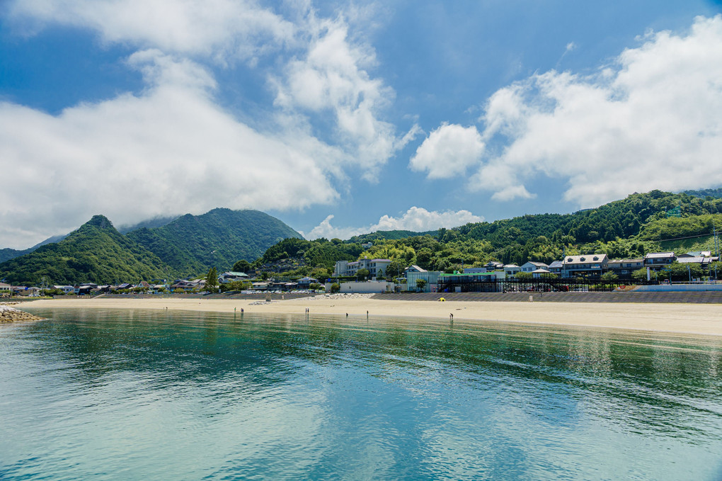 双海の海