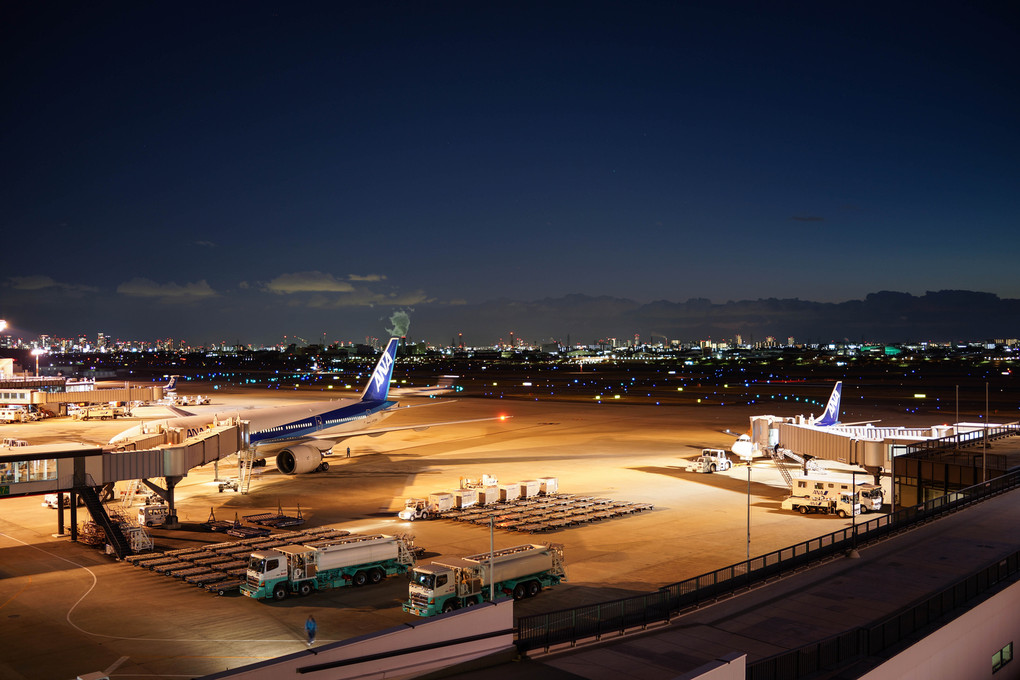 伊丹空港　展望エリアより