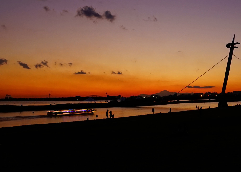 Gαsha!オフ会＠葛西臨海公園から見る夕景