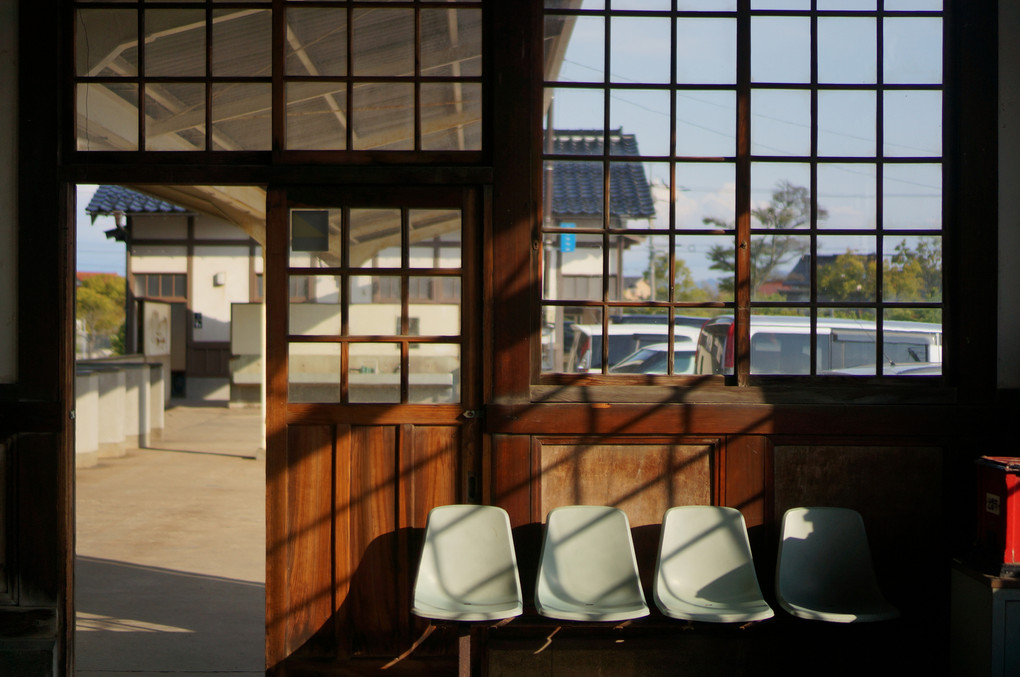 大社駅構内