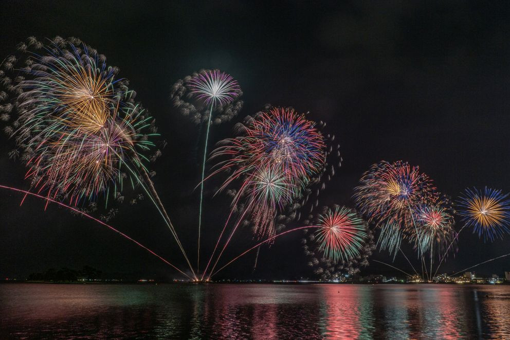 2019松江水郷祭湖上花火大会②