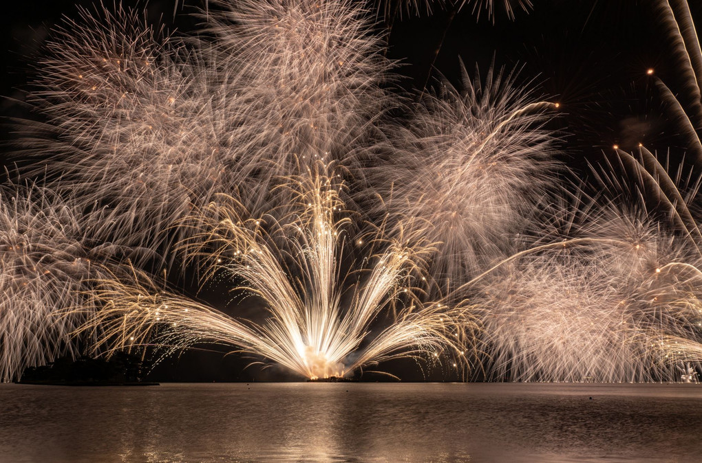 2019松江水郷祭湖上花火大会②