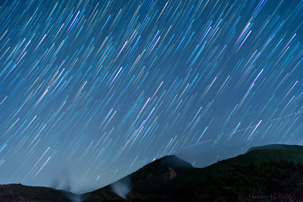 えびのの夜空に