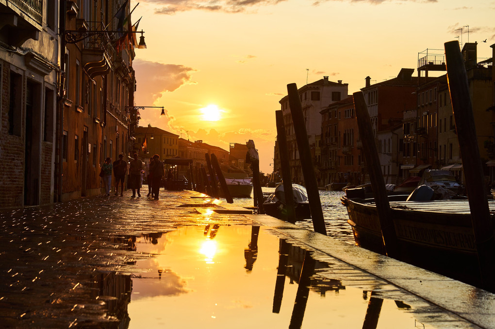 ヴェネツィアの夕日