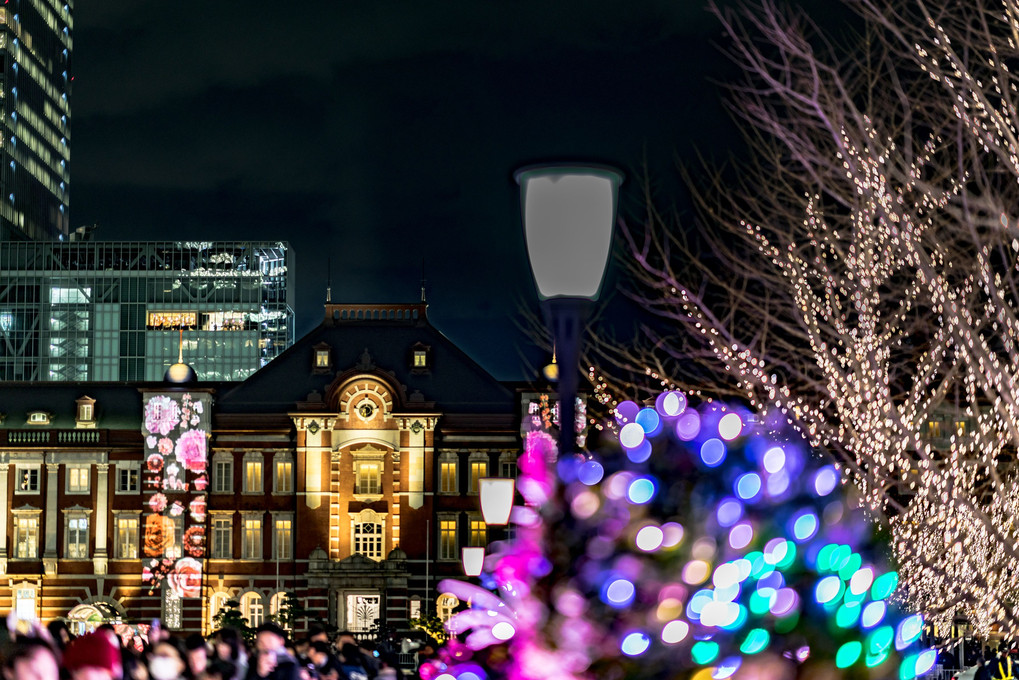 クリスマスの東京駅