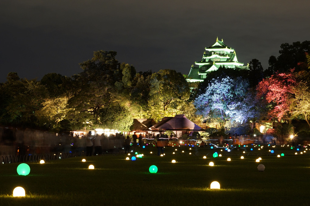 後楽園（幻想庭園～岡山城）