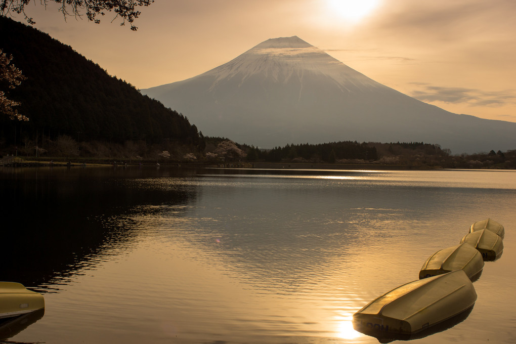 田貫湖日の出三景