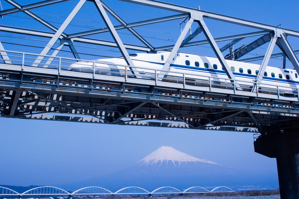 富士山と新幹線　その２