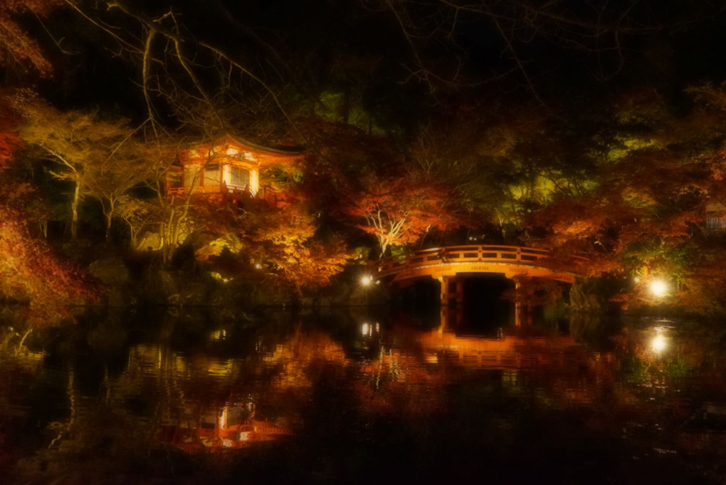 醍醐寺のライトアップ