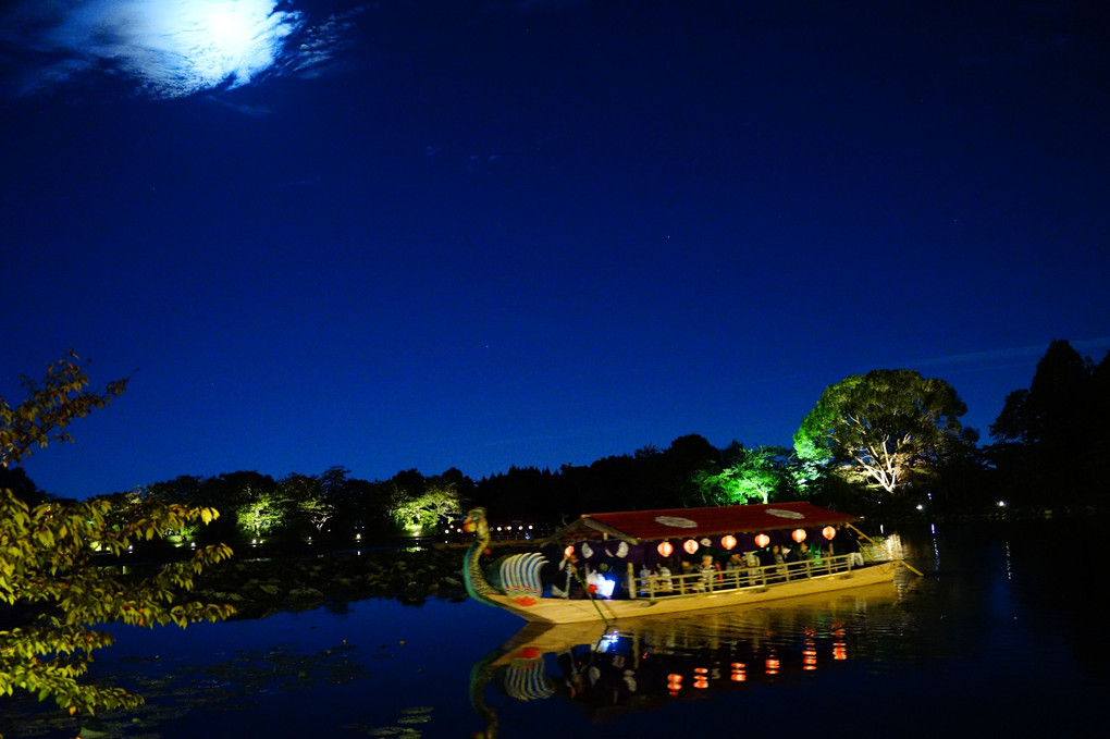 京都大覚寺　観月の夕べ