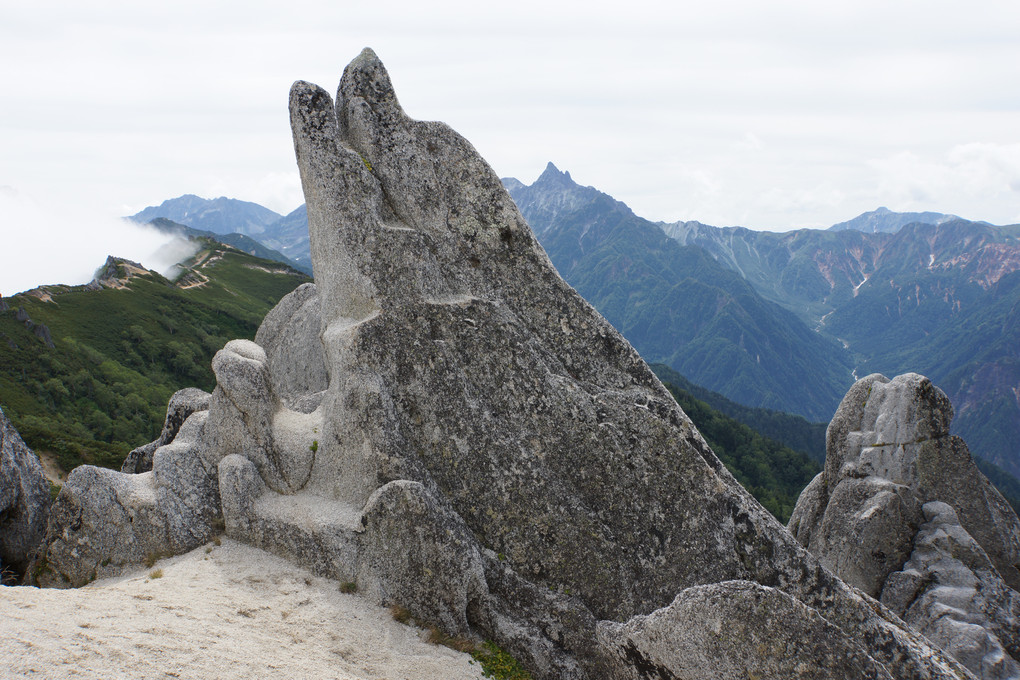 北アルプス　燕岳