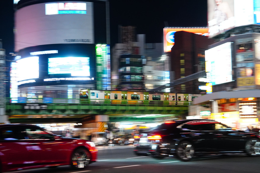 初めての電車流し撮り