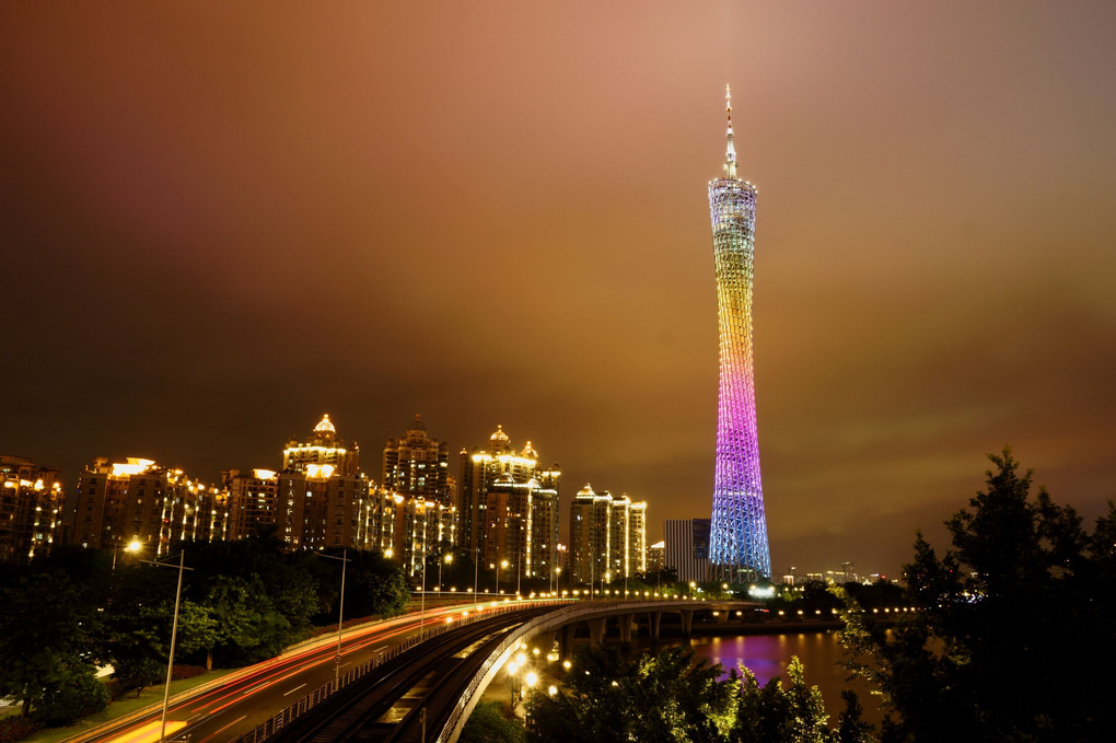 Canton Tower and city view