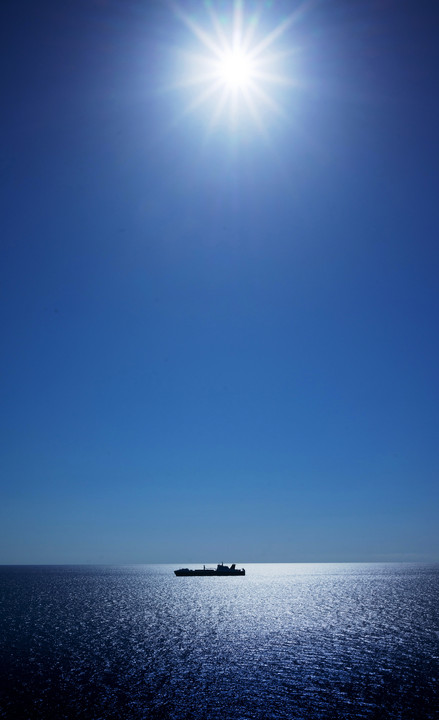 逆光のアドリア海