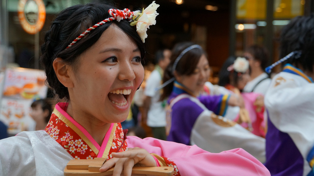よさこい祭り2014「笑顔」