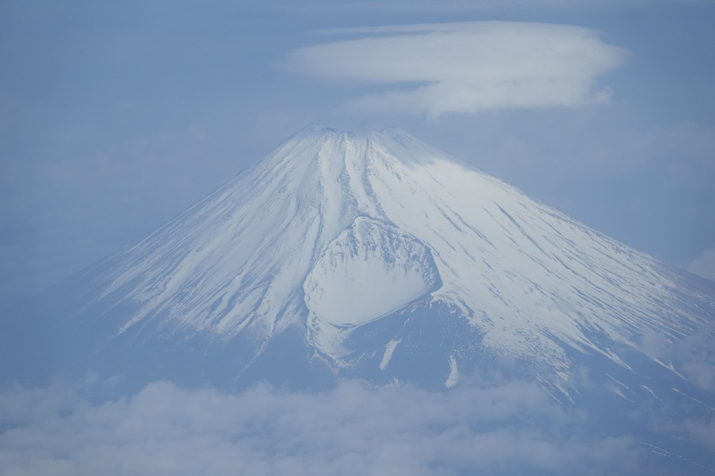 富士山ドアップで！