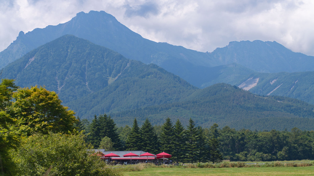 夏の日…赤岳・横岳を望む