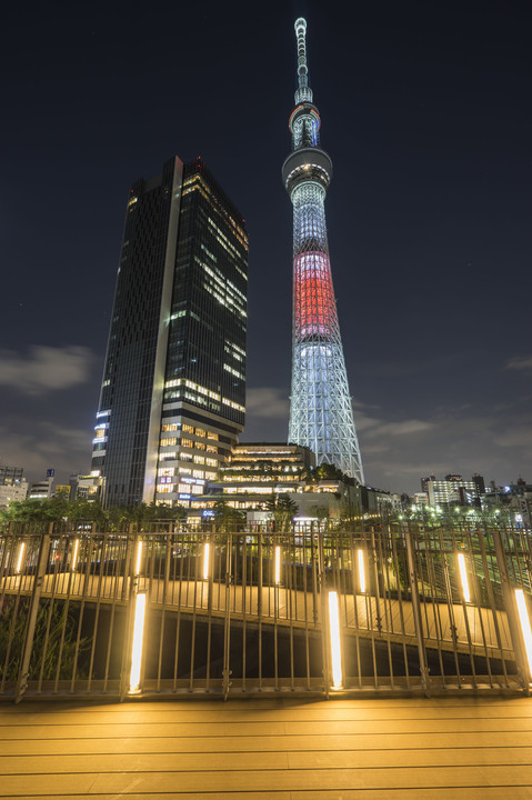 Skytree　Olympic colors