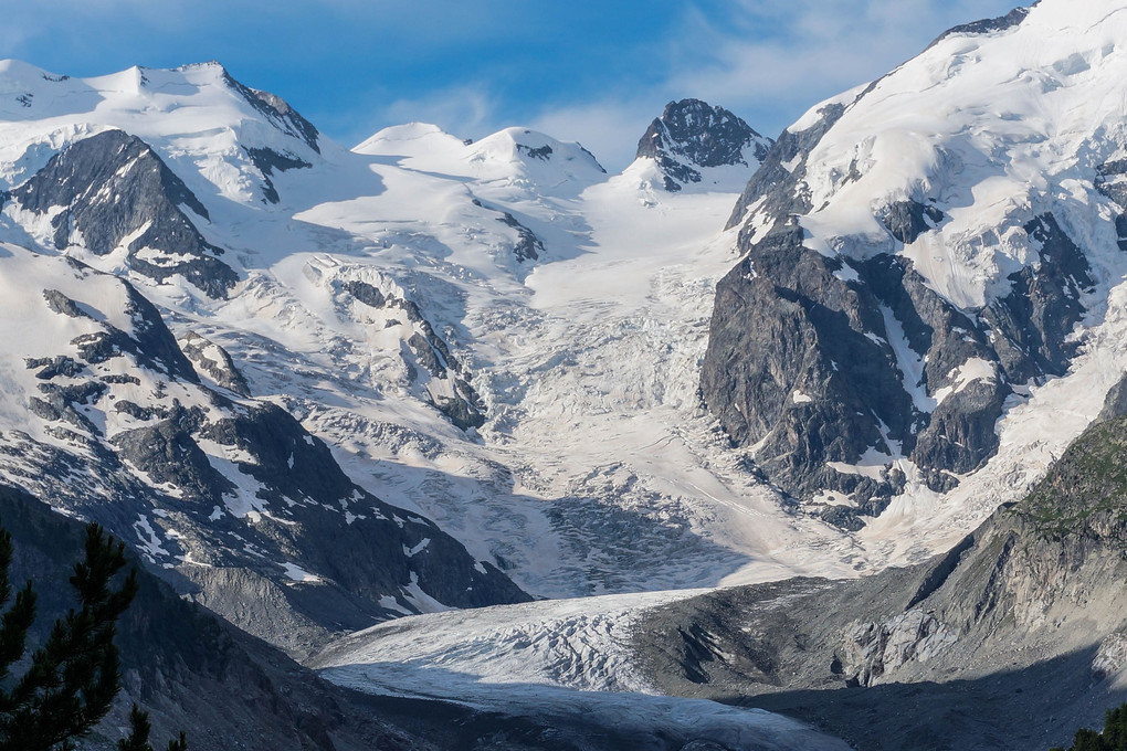 モルテラッチ氷河＠ベルニナ・アルプス