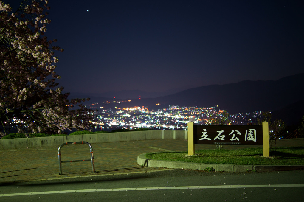 立石公園　(長野県諏訪市)