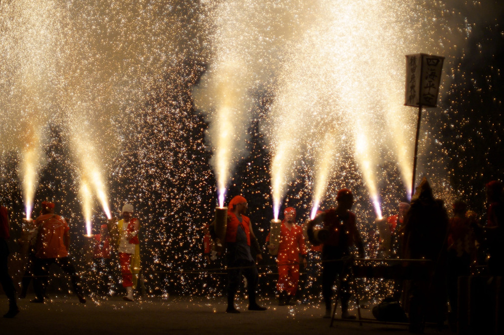 遠州新居手筒花火保存会設立３０周年記念花火　（湖西おいでん祭）
