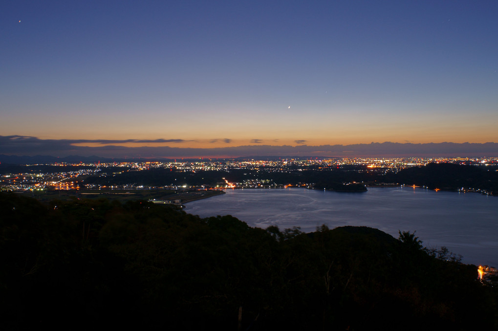 奥浜名湖展望公園　夜明け前