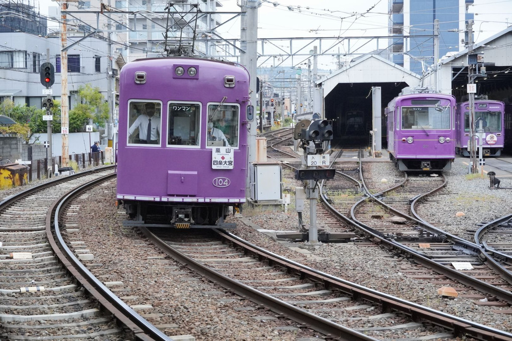  葛原よしひろ先生の「嵐電沿線スナップ撮影会」#京福電気鉄道#