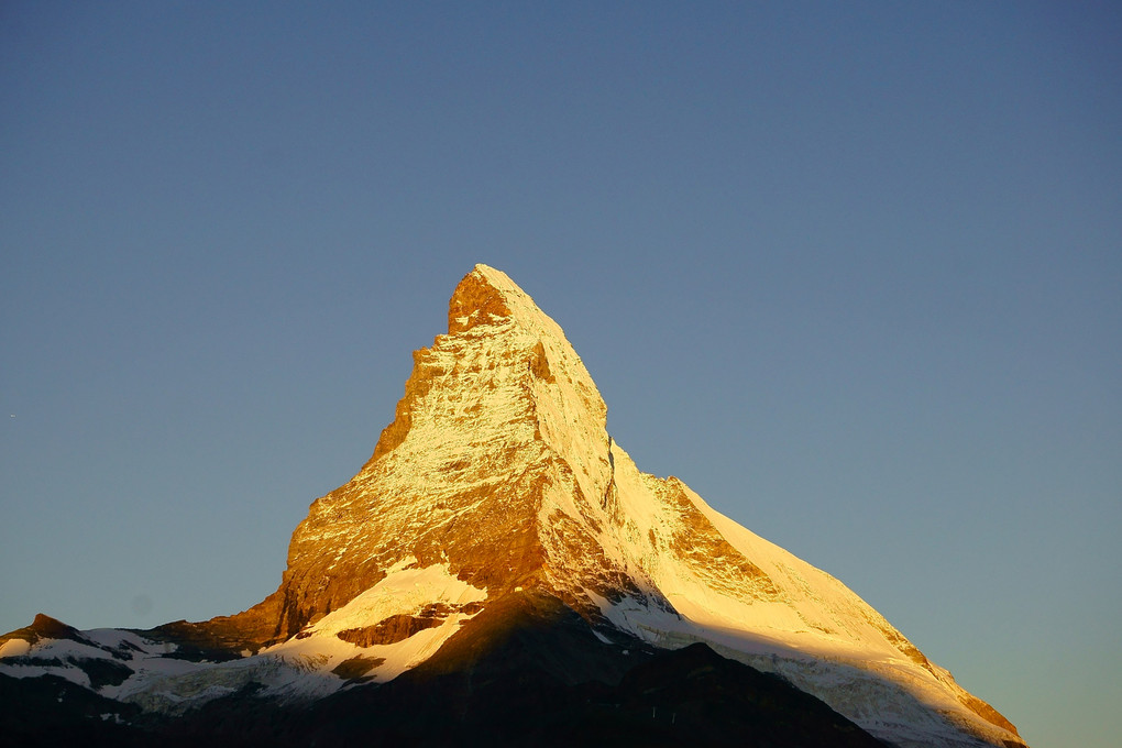 The Matterhorn of the morning sun