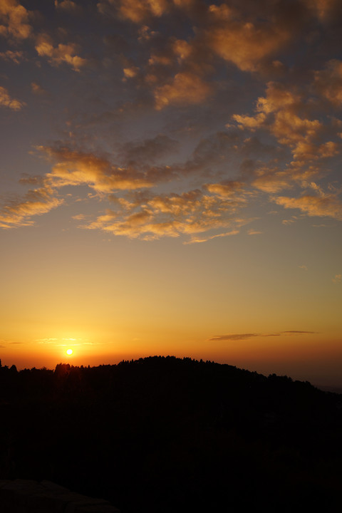 六甲山からの夕景