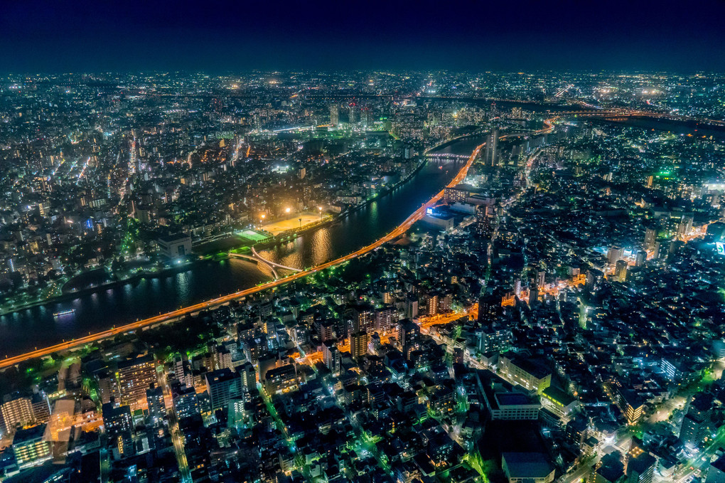 Night view from TOKYO SKYTREE