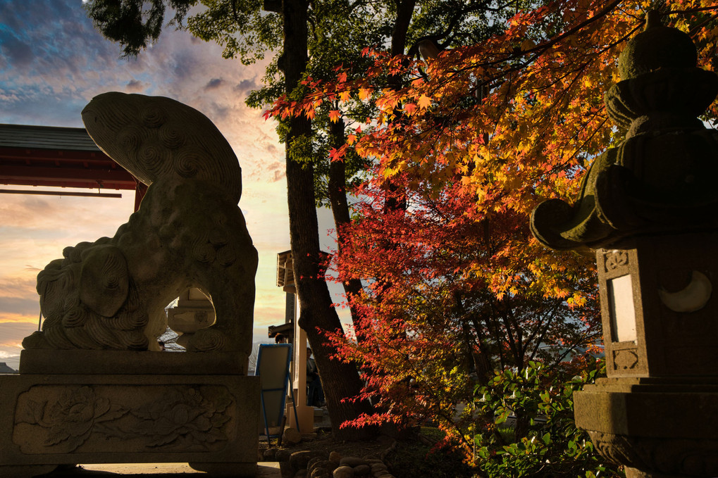 神社のオブジェ