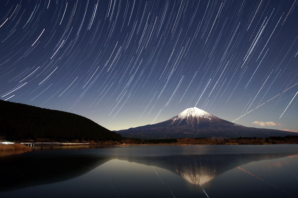 W富士と星の軌跡