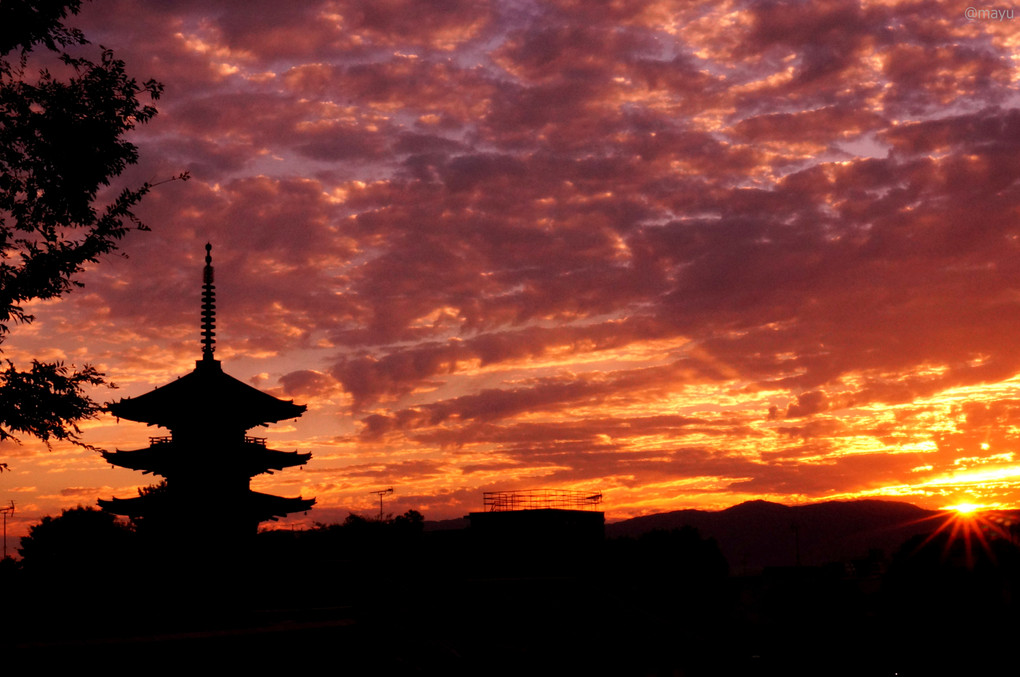 八坂の塔　夕