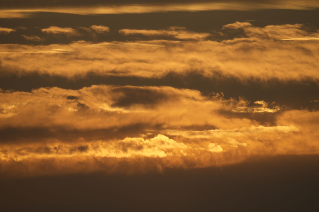 夏至の夕空