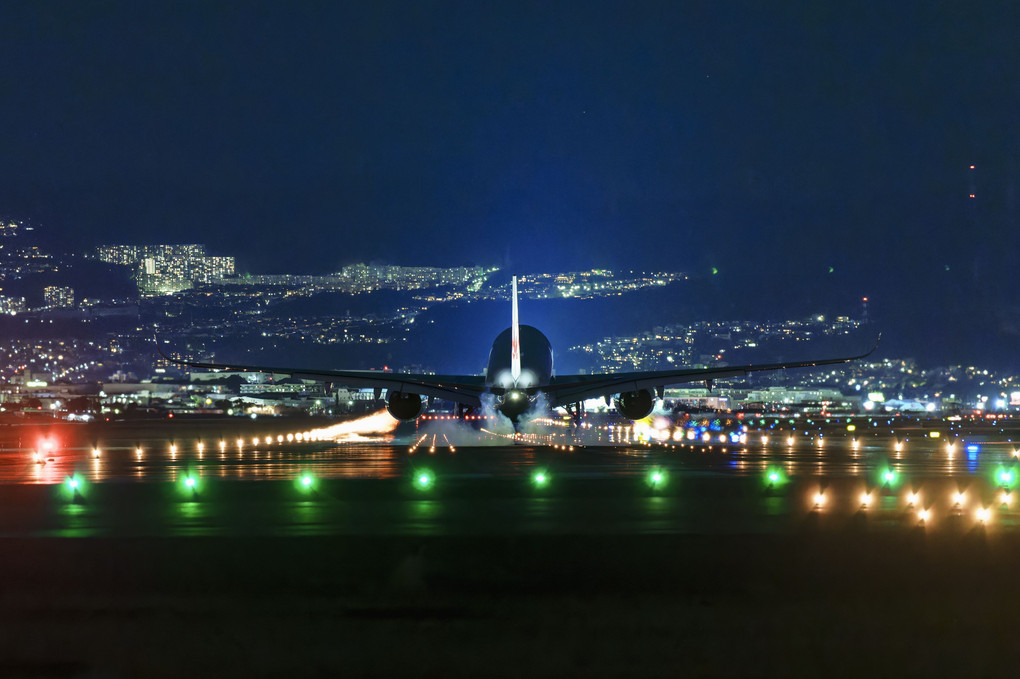 A350 Arriving ＆ Departure Flights at Itami