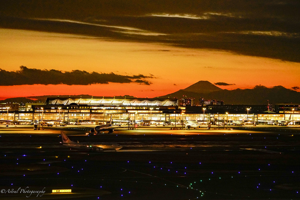 Twilight in Haneda Airport III